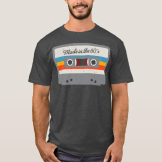 Camiseta Feito no aniversário da fita de cassete Retro Engr
