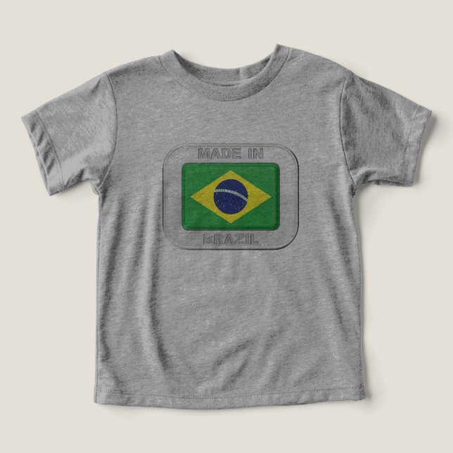 Camiseta Feito no Brasil (Design frontal)