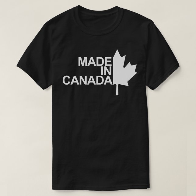 Camiseta Feito no Canadá 2 (Frente do Design)