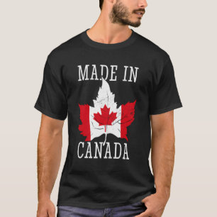 Camiseta Feito No Canadá Engraçado