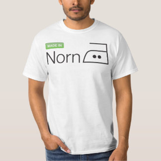 Camiseta Feito no ferro de Norn