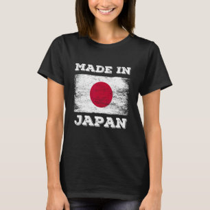 Camiseta Feito No Japão Com O Gráfico Novidade De Bandeiras