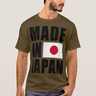 Camiseta Feito no Japão, Orgulho de Bandeira Japonês