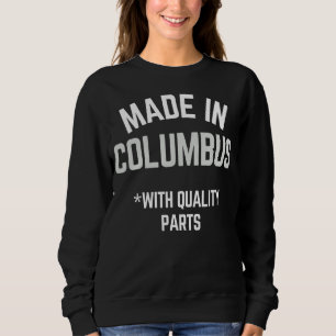 Camiseta Feito No Nascer De Slogan Columbus 1