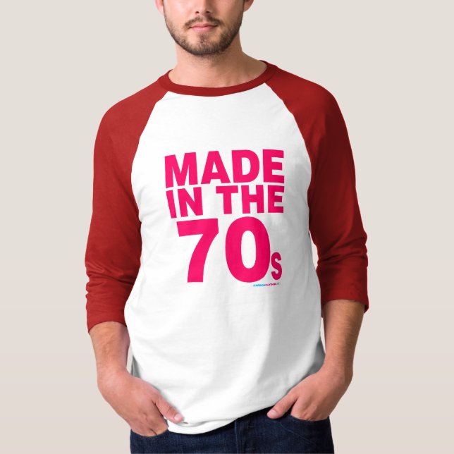 Camiseta Feito nos anos 70 (Frente)