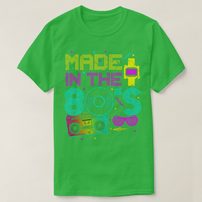Camiseta Feito nos anos 80 (Frente do Design)