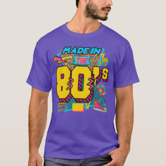 Camiseta feito nos anos 80 engraçado