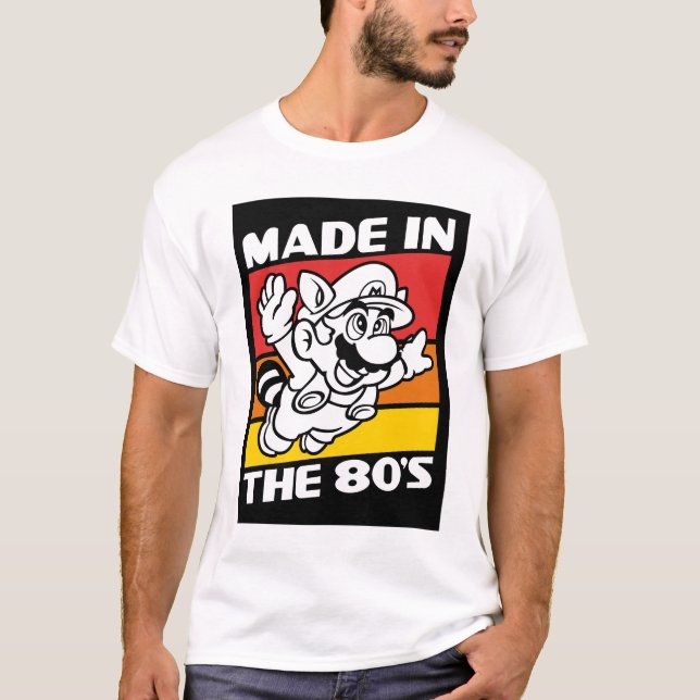 Camiseta feito nos anos 80 Mario  (Frente)
