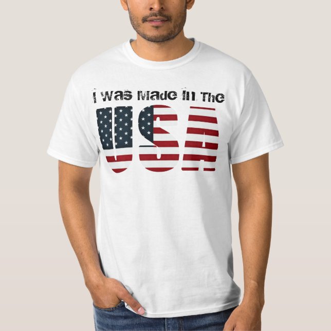 Camiseta Feito nos EUA (Frente)