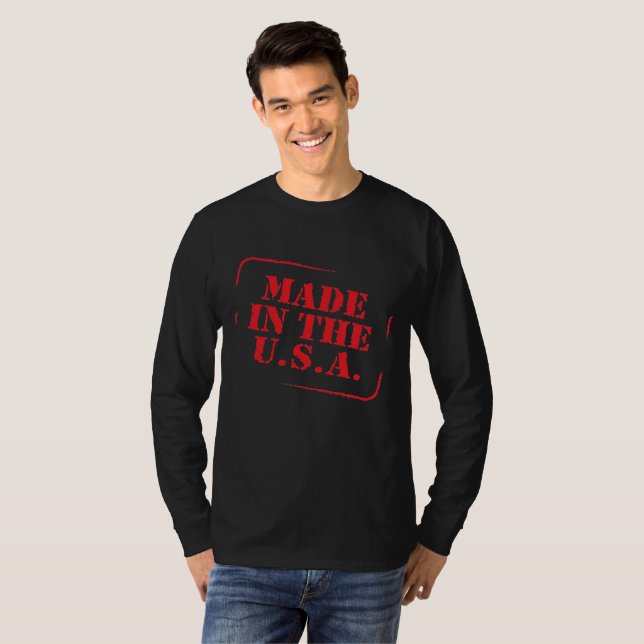 Camiseta feito nos EUA (Frente Completa)