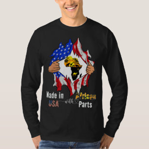 Camiseta Feito Nos Eua Com Mães Africanas De Vida Selvagem