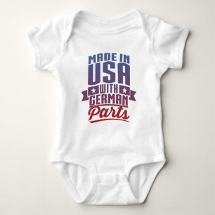 Camiseta Feito nos EUA com peças alemãs