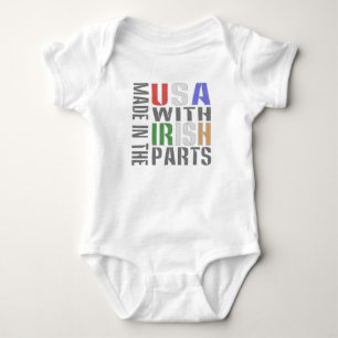 Camiseta Feito nos EUA com Peças Irlandesas