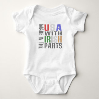 Camiseta Feito nos EUA com Peças Irlandesas