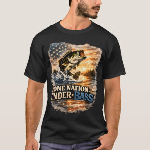 Camiseta Feito nos EUA (Para Pescar) – Rôlo e Bandeira Ad