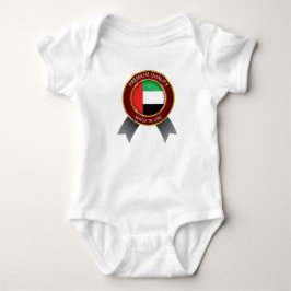 Camiseta Feito nos UAE, bandeira abstrata dos UAE, árabe