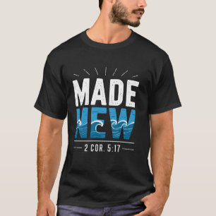 Camiseta Feito Novo Batizado Batismo