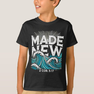 Camiseta Feito Novo Batizado Batismo