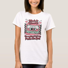 Camiseta Feito Para Adorar Fé Louvor