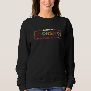 Camiseta Feito Para Adorar Salmo 951 Versículo da Fé Cristã