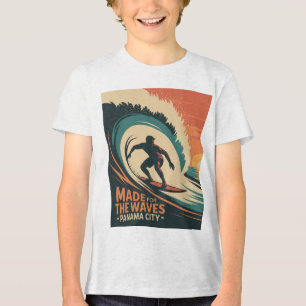 Camiseta Feito para as Ondas Cidade do Panamá