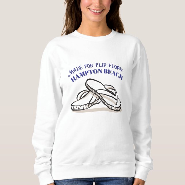 Camiseta Feito Para Chinelos: Sua Praia (Frente)