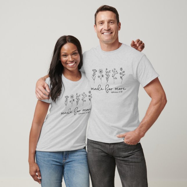 Camiseta Feito Para Mais - Cristão (Unissex)