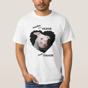 Camiseta Feito para vândalos dos abraços não, Pitbulls