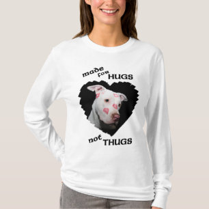 Camiseta Feito para vândalos dos abraços não, Pitbulls