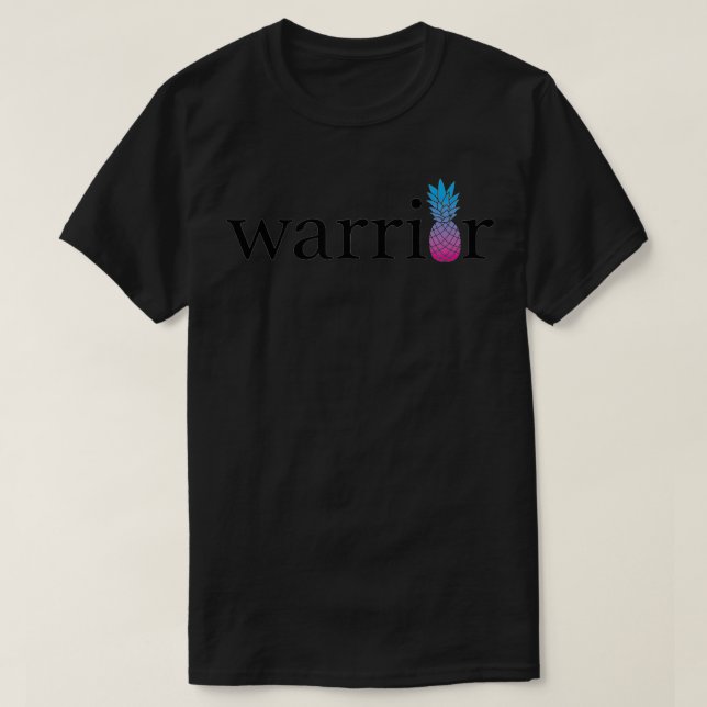 Camiseta Feixe de abacaxi com consciência da infertilidade  (Frente do Design)