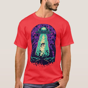 Camiseta Feixe de Rapto Colorido Aumentado