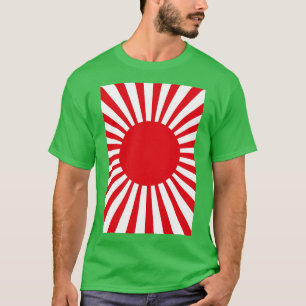 Camiseta Feixes de sol vermelhos