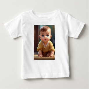 Camiseta "Felicidade Adorável: Perfeição de Design bebê"