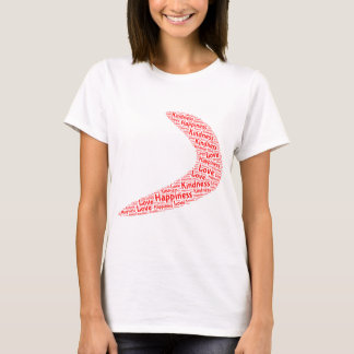 Camiseta Felicidade, bondade, amor