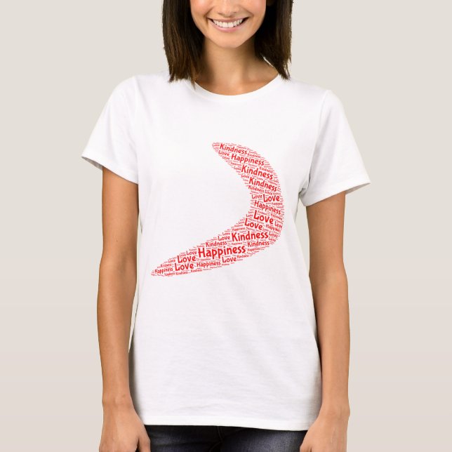 Camiseta Felicidade, bondade, amor (Frente)