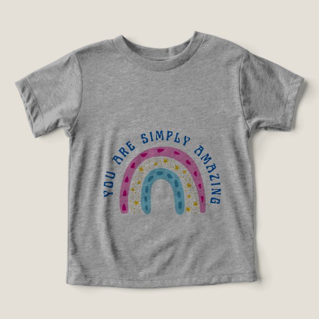 Camiseta Felicidade de Bebê (Design frontal)