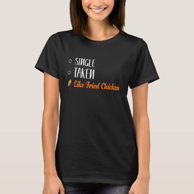 Camiseta Felicidade de Frango Comida Viciado em Comida Esti (Frente)