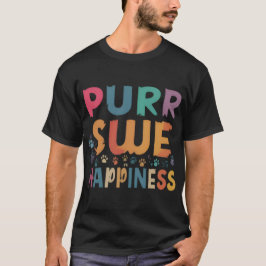 Camiseta Felicidade de purr-sue