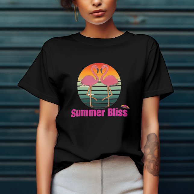 Camiseta Felicidade de Verão (Criador carregado)