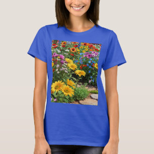 Camiseta Felicidade do Jardim Vibrante