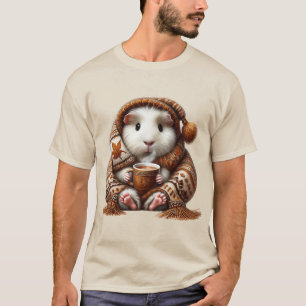 Camiseta Felicidade do Porquinho-da-Índia: Relaxando com um