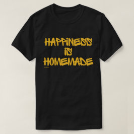 Camiseta FELICIDADE É A citação inspiradora do HOMEMADE
