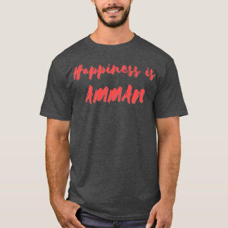 Camiseta Felicidade é Amã