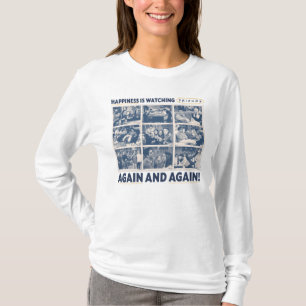 Camiseta Felicidade é assistir aos AMIGOS™ de novo e de 