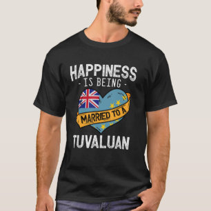 Camiseta Felicidade É Casada Com Uma Mulher Tuvaliana