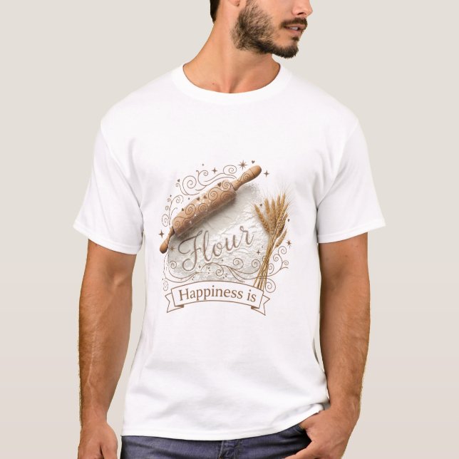 Camiseta Felicidade é Farinha (Frente)