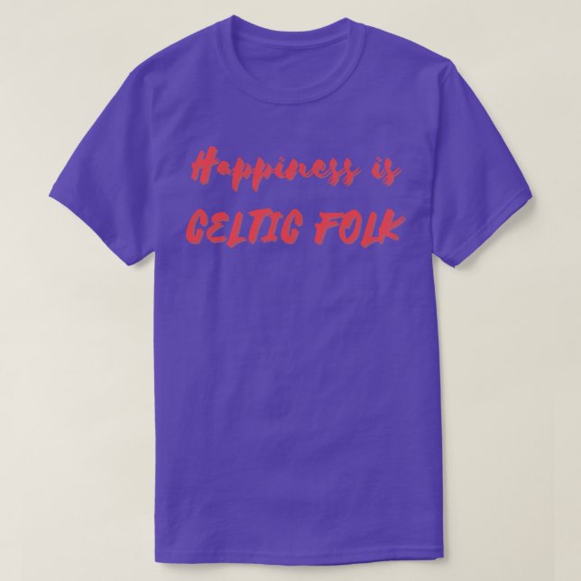 Camiseta Felicidade é Gente Celta (Frente do Design)