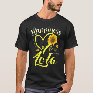 Camiseta Felicidade É Ser Lola Sunflower 1