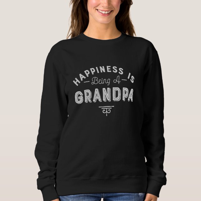 Camiseta Felicidade É Ser Um Avô (Frente)