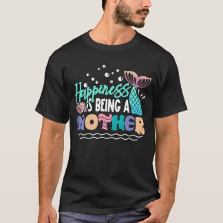 Camiseta Felicidade é ser um Dia de as mães da Mãe Fantasia